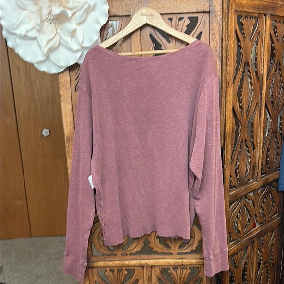 Lucky Brand Mauve Long Sleeve Top - Picture 7 of 8
